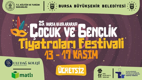 25. Uluslararası Bursa Çocuk ve Gençlik Tiyatroları Festivali