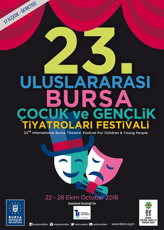 23. Uluslararası Bursa Çocuk ve Gençlik Tiyatroları Festivali Başlıyor!
