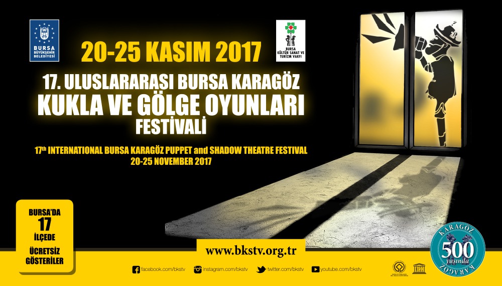 17. Uluslararası Bursa Karagöz Kukla ve Gölge Oyunları Festivali - Basın Bülteni